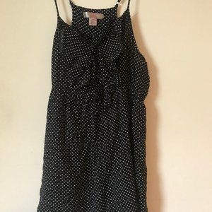 Black Polka Dot Long Shirt
